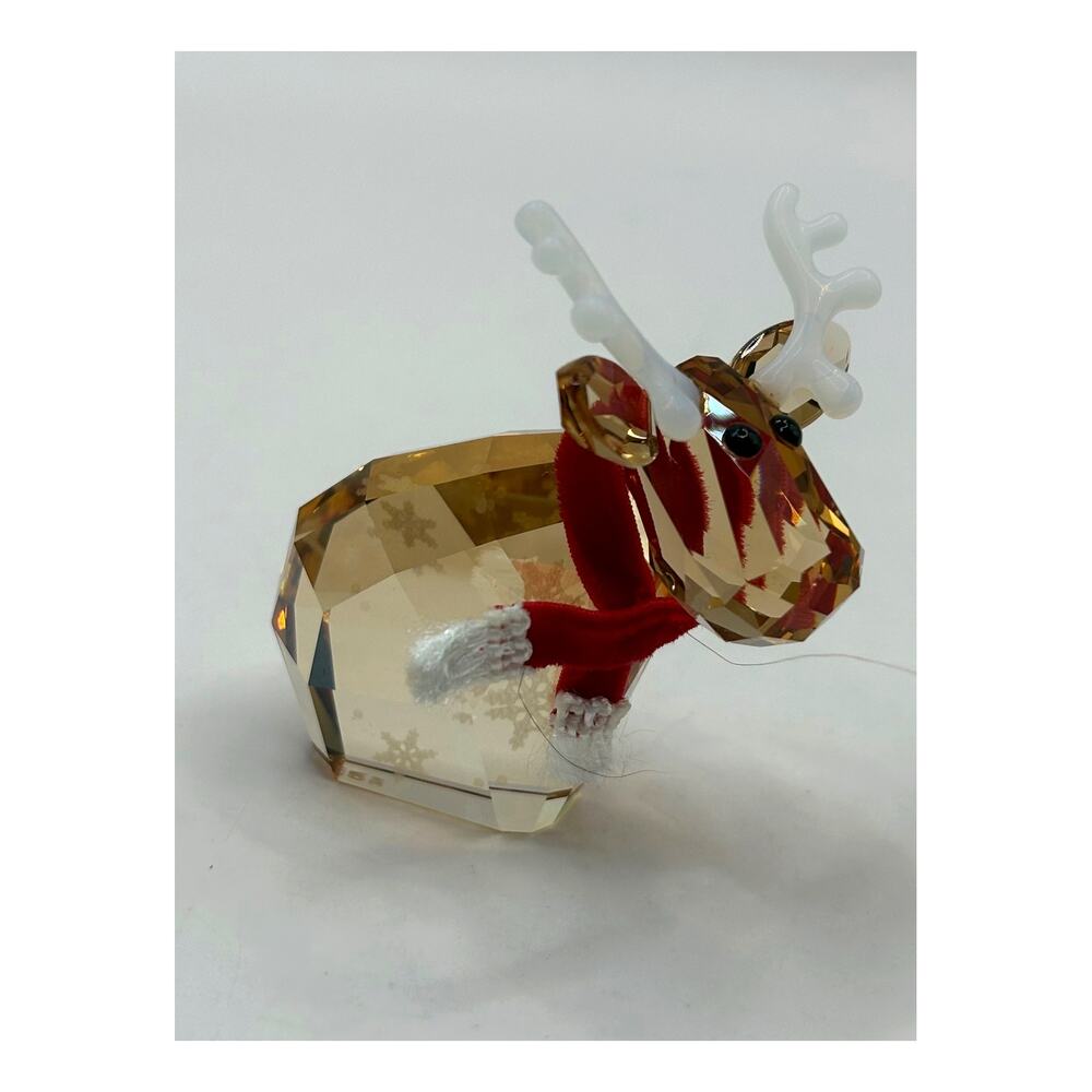 Swarovski Reindeer Mo 5059025 Limited Edition 2014 Crystal Figurine Box